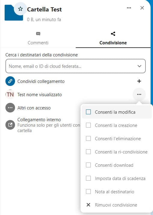 Come creare condividere cartella sincrocloud 06