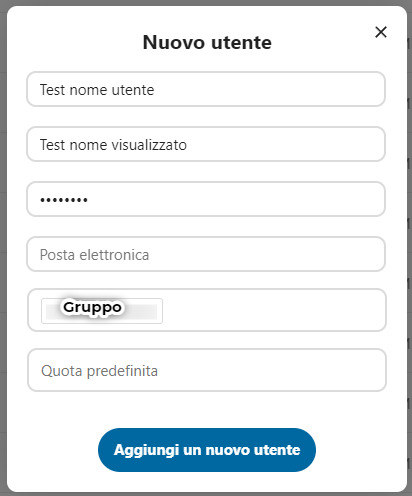 Come creare nuovo utente sincrocloud 04